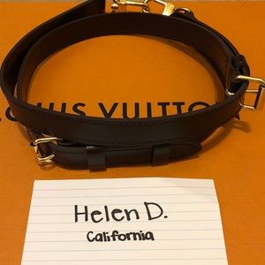 Authentic Louis Vuitton Ebene Adjustable Strap